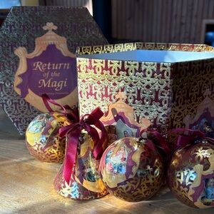 Return of the Magi Ornament Set 12 piece Nativity Ornaments